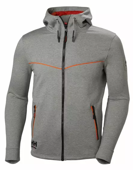 HH Chelsea Evo Hoodie, Harmaa - Helly Hansen Työpaidat - 79197-930 - 1