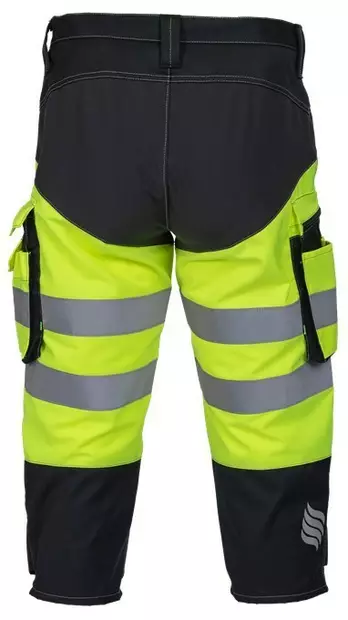Leijona Stretch Caprihousut HiVis, Ke/Mu - Huomioshortsit - 132904-196 - 2
